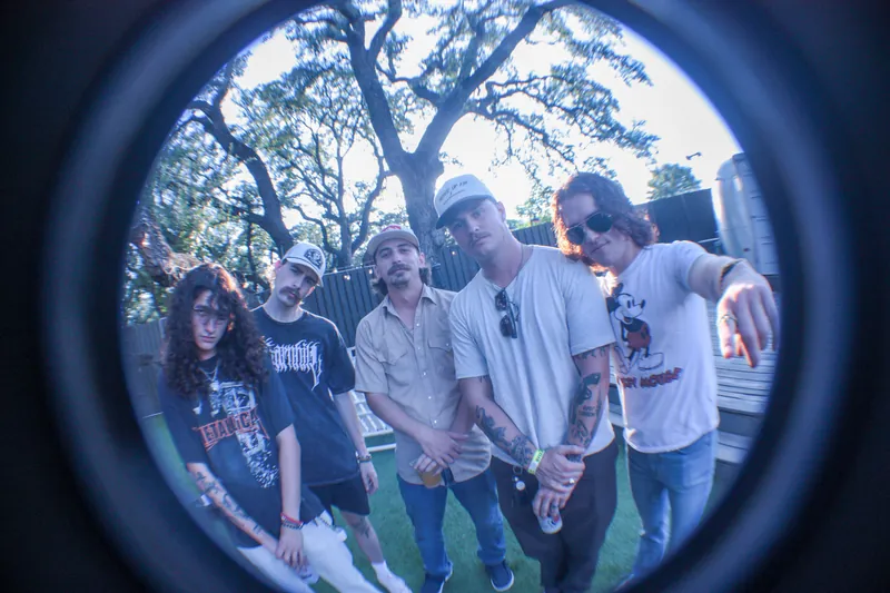 Band portrait by Austin music photographer Faith Addison