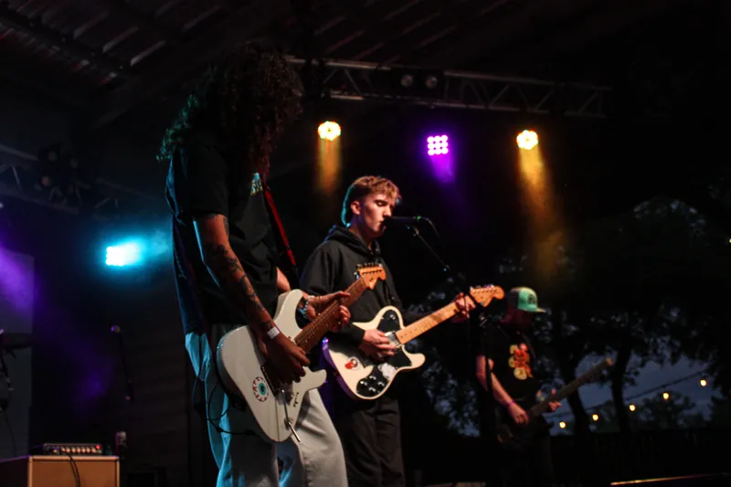 Live concert photo of Jaxon Malone Band by Austin music photographer Faith Addison